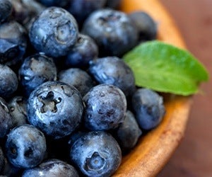 Blueberries in a bowl
