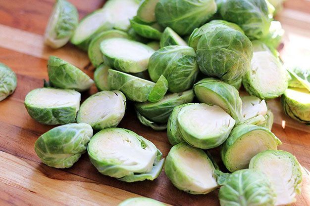 sliced brussel sprouts