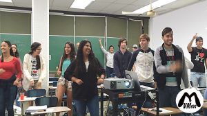 VMove: movement in a classroom